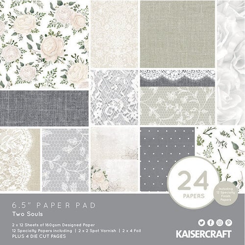 Kaisercraft - Two Souls Collection - 6.5 x 6.5 Paper Pad
