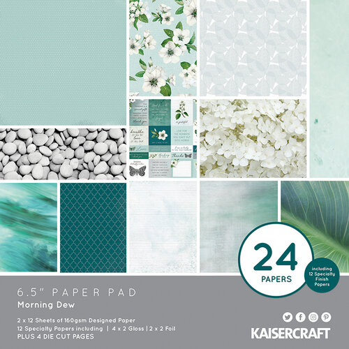 Kaisercraft - Morning Dew Collection - 6.5 x 6.5 Paper Pad