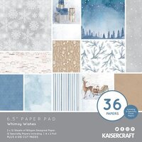 Kaisercraft - Whimsy Wishes Collection - 6.5 x 6.5 Paper Pad