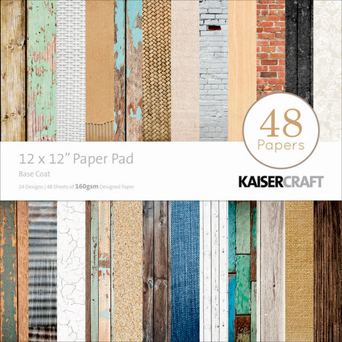 Kaisercraft - Basecoat Collection - 12 x 12 Paper Pad