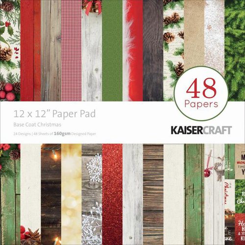 Kaisercraft - Basecoat Christmas Collection - 12 x 12 Paper Pad