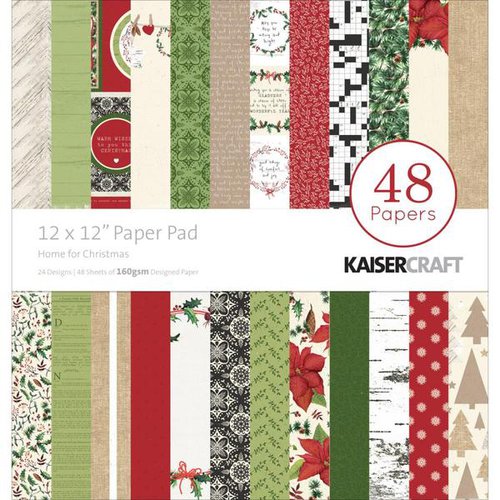 Kaisercraft - Home for Christmas Collection - 12 x 12 Paper Pad