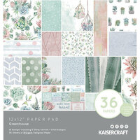 Kaisercraft - Greenhouse Collection - 12 x 12 Paper Pad with Foil Accents