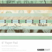 Kaisercraft - Secret Bird Society Collection - 6 x 6 Paper Pad