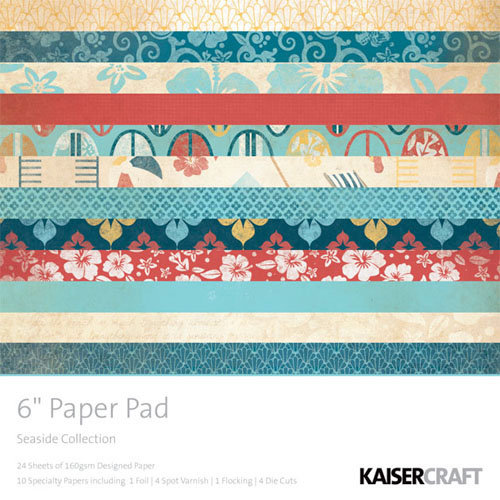 Kaisercraft - Seaside Collection - 6 x 6 Paper Pad