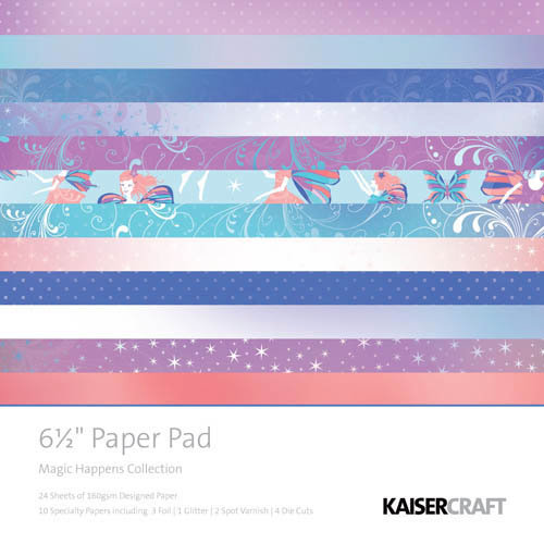 Kaisercraft - Magic Happens Collection - 6.5 x 6.5 Paper Pad