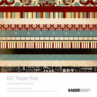 Kaisercraft - Velvet Ensemble Collection - 6.5 x 6.5 Paper Pad