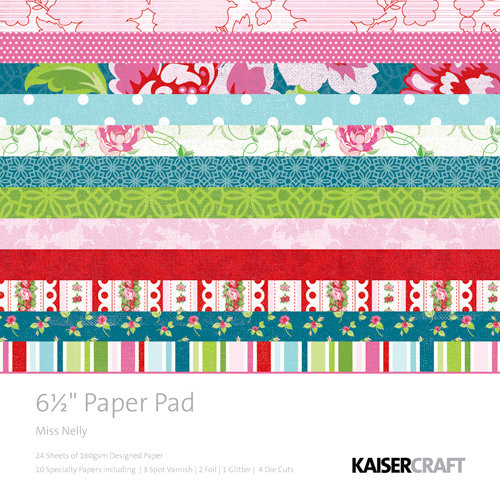 Kaisercraft - Miss Nelly Collection - 6.5 x 6.5 Paper Pad