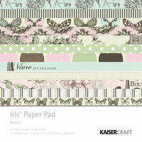 Kaisercraft - Bonjour Collection - 6.5 x 6.5 Paper Pad