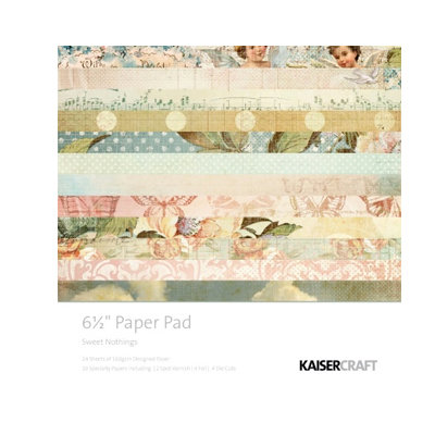 Kaisercraft - Sweet Nothings Collection - 6.5 x 6.5 Paper Pad