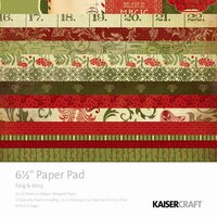 Kaisercraft - Twig and Berry Collection - Christmas - 6.5 x 6.5 Paper Pad