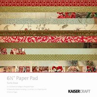 Kaisercraft - Turtle Dove Collection - Christmas - 6.5 x 6.5 Paper Pad
