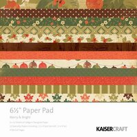 Kaisercraft - Merry and Bright Collection - Christmas - 6.5 x 6.5 Paper Pad