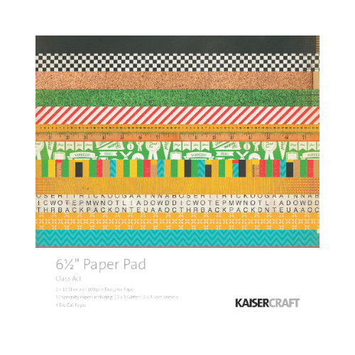Kaisercraft - Class Act Collection - 6.5 x 6.5 Paper Pad