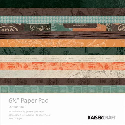 Kaisercraft - Outdoor Trail Collection - 6.5 x 6.5 Paper Pad