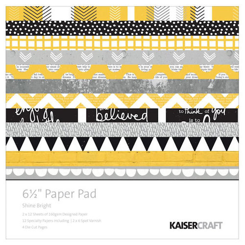 Kaisercraft - Shine Bright Collection - 6.5 x 6.5 Paper Pad