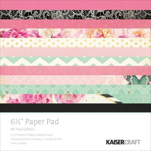 Kaisercraft - All That Glitters Collection - 6.5 x 6.5 Paper Pad
