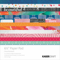 Kaisercraft - Chase Rainbows Collection - 6.5 x 6.5 Paper Pad