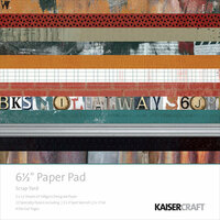 Kaisercraft - Scrap Yard Collection - 6.5 x 6.5 Paper Pad