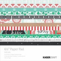 Kaisercraft - Holly Jolly Collection - Christmas - 6.5 x 6.5 Paper Pad
