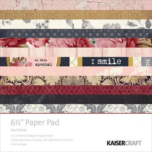 Kaisercraft - Ma Cherie Collection - 6.5 x 6.5 Paper Pad