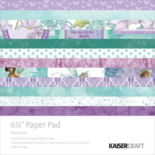 Kaisercraft - Fairy Dust Collection - 6.5 x 6.5 Paper Pad