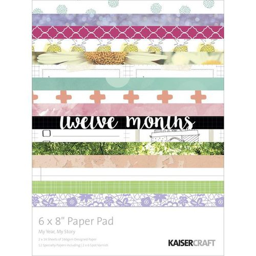 Kaisercraft - My Year, My Story Collection - 6 x 8 Paper Pad