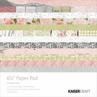 Kaisercraft - Cottage Rose Collection - 6.5 x 6.5 Paper Pad