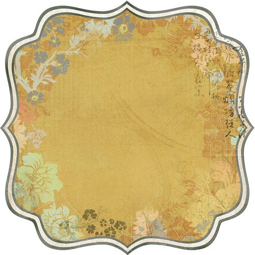 Kaisercraft - Lush Collection - 12 x 12 Die Cut Paper - Willow