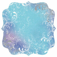 Kaisercraft - Magic Happens Collection - 12 x 12 Die Cut Paper with Foil Accents - Saphire