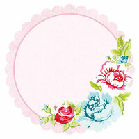 Kaisercraft - Miss Nelly Collection - 12 x 12 Die Cut Paper with Varnish Accents - Her Voice