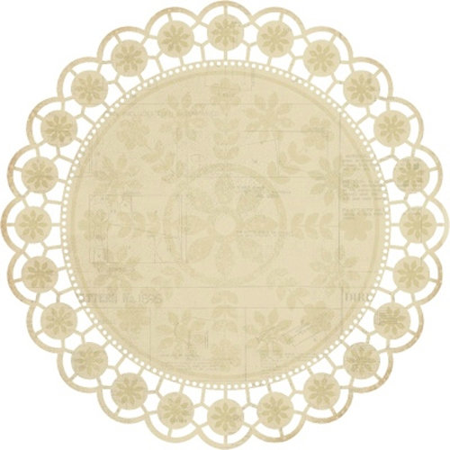 Kaisercraft - Madame Boutique Collection - 12 x 12 Die Cut Paper - Lace