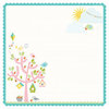 Kaisercraft - Fine and Sunny Collection - 12 x 12 Die Cut Paper - Sky