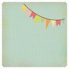 Kaisercraft - Save the Date Collection - 12 x 12 Die Cut Paper - Bunting