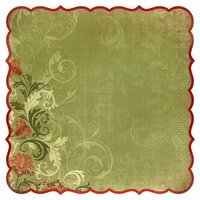 Kaisercraft - Twig and Berry Collection - Christmas - 12 x 12 Die Cut Paper - Greetings