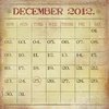 Kaisercraft - Twig and Berry Collection - Christmas - 12 x 12 Paper with Varnish Accents - Calendar
