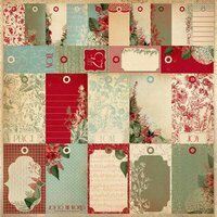 Kaisercraft - Just Believe Collection - Christmas - 12 x 12 Perforated Paper - To Froms