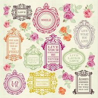 Kaisercraft - Flora Delight Collection - 12 x 12 Paper with Varnish Accents - Frame it