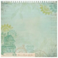 Kaisercraft - Heirloom Collection - 12 x 12 Die Cut Paper with Glossy Accents - Home