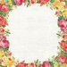 Kaisercraft - Tropical Punch Collection - 12 x 12 Paper with Glossy Accents - Rosewater