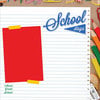 Kaisercraft - 2 Cool 4 School Collection - 12 x 12 Paper with Glossy Accents - Home Eco