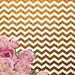 Kaisercraft - All That Glitters Collection - 12 x 12 Paper with Glitter Accents - Chevron