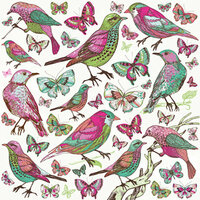 Kaisercraft - Fly Free Collection - 12 x 12 Paper with Glossy Accents - Bond