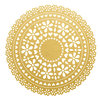Kaisercraft - A Touch of Gold Collection - 12 x 12 Die Cut Paper with Foil Accents - Doily