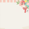 Kaisercraft - Finders Keepers Collection - 12 x 12 Paper with Glossy Accents - Floral Ticket