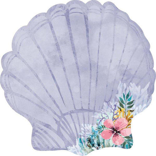 Kaisercraft - Mermaid Tails Collection - 12 x 12 Die Cut Paper - Clam Shell