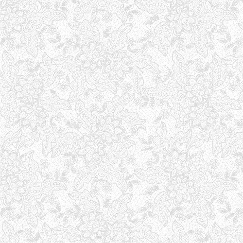 Kaisercraft - P.S. I Love You Collection - 12 x 12 Paper with Glossy Accents - Floral Lace