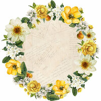 Kaisercraft - Golden Grove Collection - 12 x 12 Die Cut Paper - Orchard