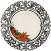 Kaisercraft - Letters to Santa Collection - Christmas - 12 x 12 Die Cut Paper - Poinsettia Frame
