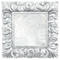 Kaisercraft - Wandering Ivy Collection - 12 x 12 Die Cut Paper - Porcelain Frame